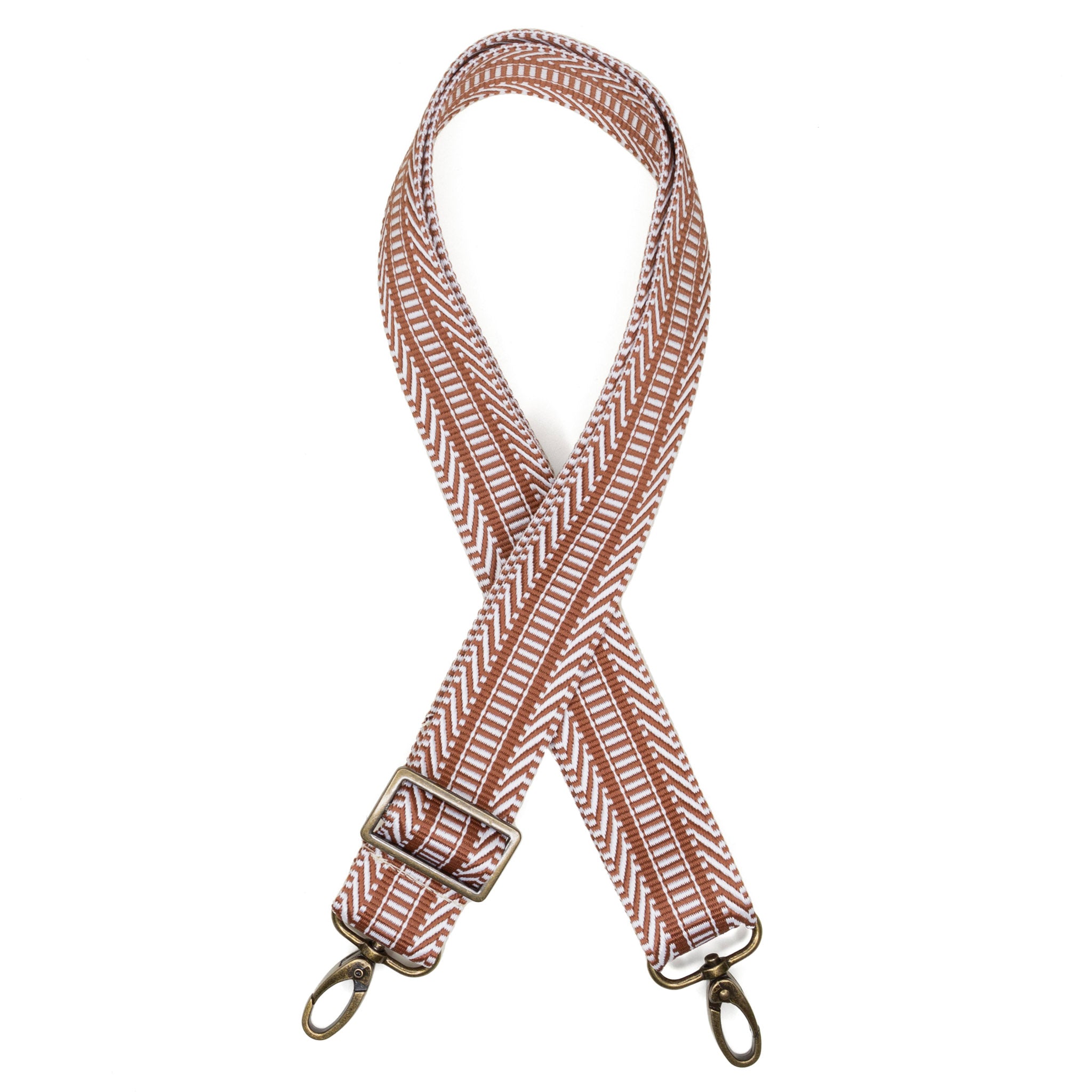 Caramel Stripe Crossbody Strap – 1948 Leather