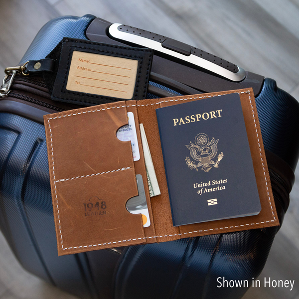 Passport Wallet: Mulberry