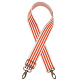 Orange & White Stripe Crossbody Strap