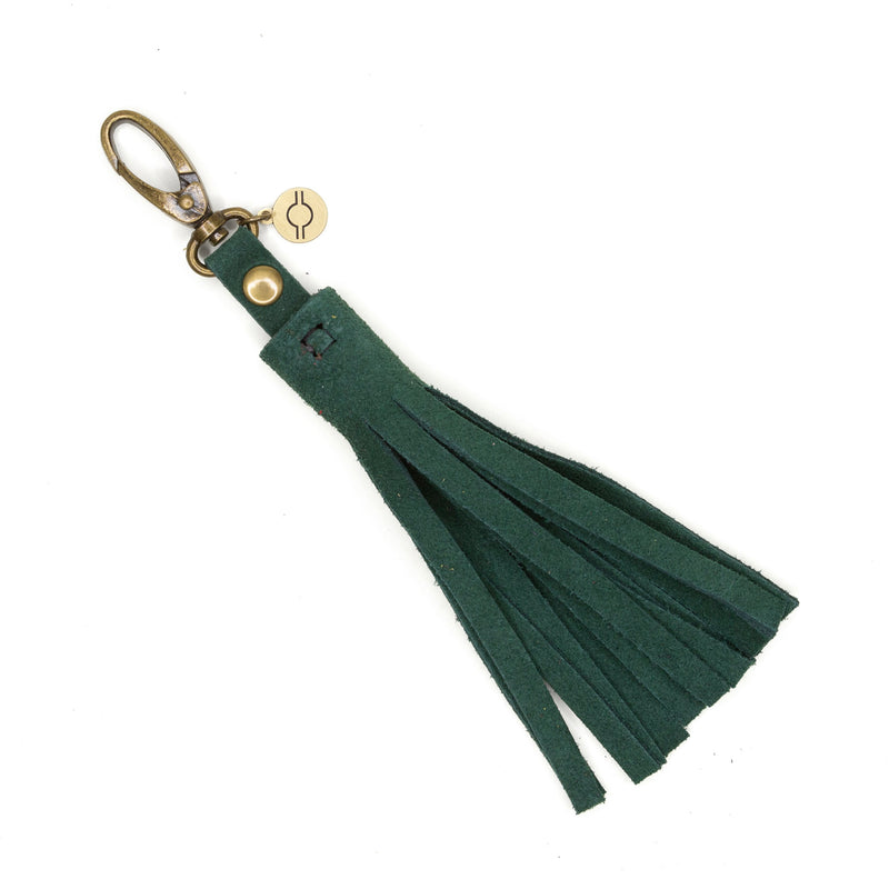 Ready to Ship Pine Suede Tassel