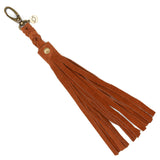 Ready to Ship Rust Suede Long Tassel