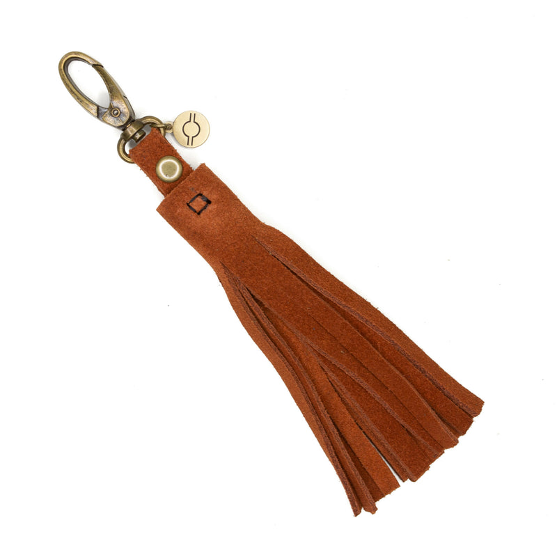 Ready to Ship Rust Suede Tassel